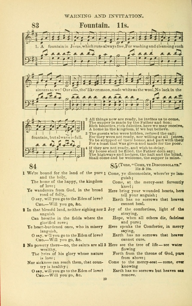 The New Jubilee Harp: or Christian hymns and songs. a new collection of hymns and tunes for public and social worship (With supplement) page 426