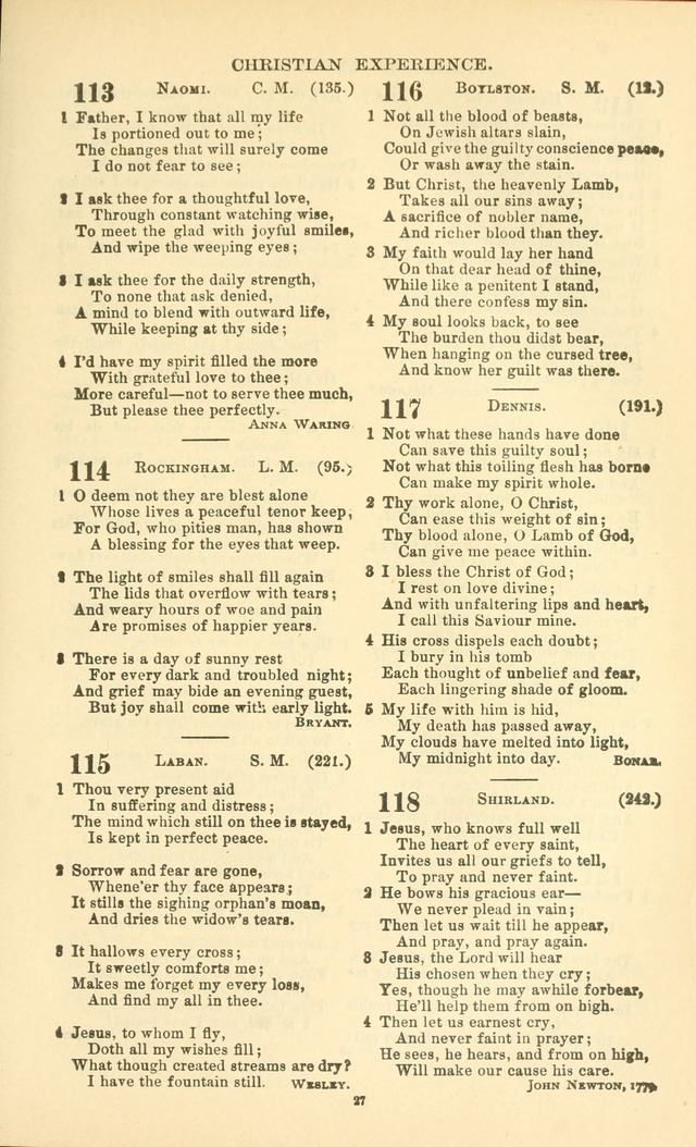 The New Jubilee Harp: or Christian hymns and songs. a new collection of hymns and tunes for public and social worship (With supplement) page 433