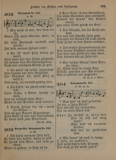 Der Neue Kleine Psalter: Zionslieder für den Gebrauch in Erbauungsstunden und Lagerversammlungen page 105