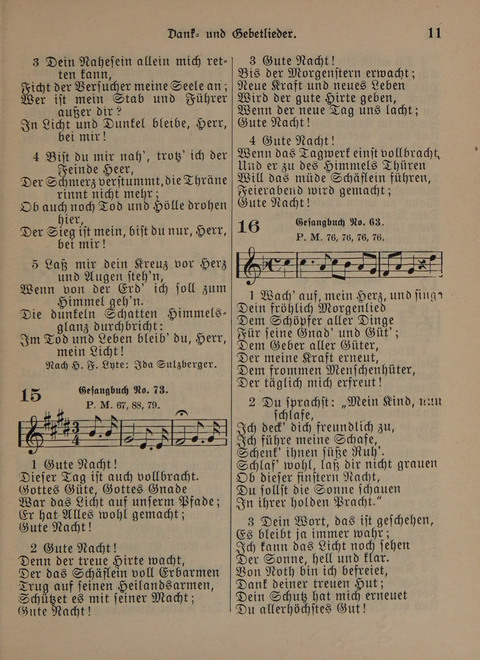 Der Neue Kleine Psalter: Zionslieder für den Gebrauch in Erbauungsstunden und Lagerversammlungen page 11