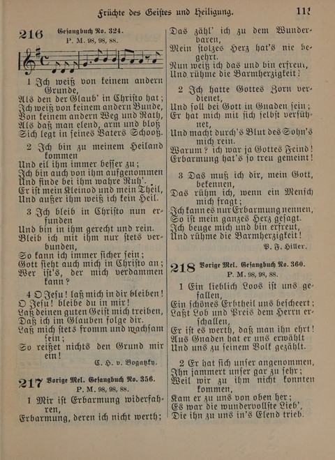 Der Neue Kleine Psalter: Zionslieder für den Gebrauch in Erbauungsstunden und Lagerversammlungen page 111