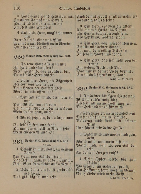 Der Neue Kleine Psalter: Zionslieder für den Gebrauch in Erbauungsstunden und Lagerversammlungen page 116