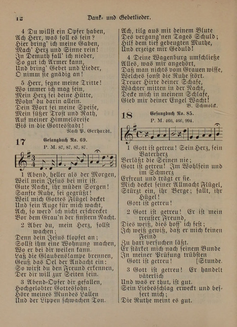 Der Neue Kleine Psalter: Zionslieder für den Gebrauch in Erbauungsstunden und Lagerversammlungen page 12