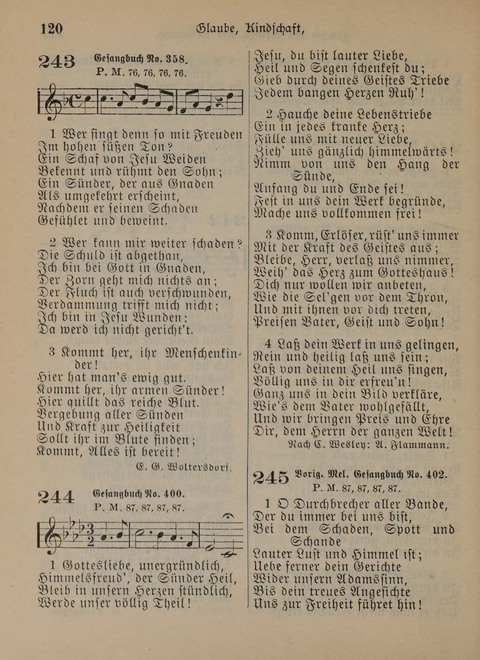 Der Neue Kleine Psalter: Zionslieder für den Gebrauch in Erbauungsstunden und Lagerversammlungen page 120