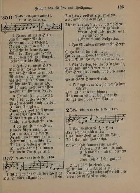 Der Neue Kleine Psalter: Zionslieder für den Gebrauch in Erbauungsstunden und Lagerversammlungen page 125