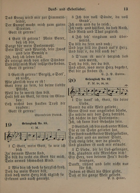 Der Neue Kleine Psalter: Zionslieder für den Gebrauch in Erbauungsstunden und Lagerversammlungen page 13