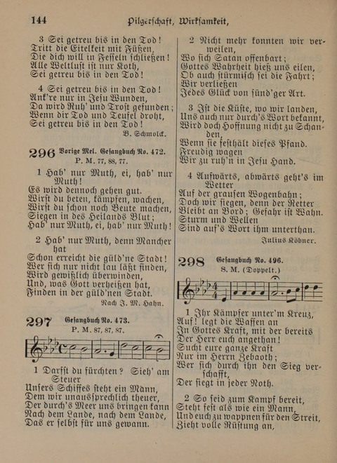 Der Neue Kleine Psalter: Zionslieder für den Gebrauch in Erbauungsstunden und Lagerversammlungen page 144