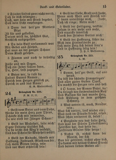 Der Neue Kleine Psalter: Zionslieder für den Gebrauch in Erbauungsstunden und Lagerversammlungen page 15