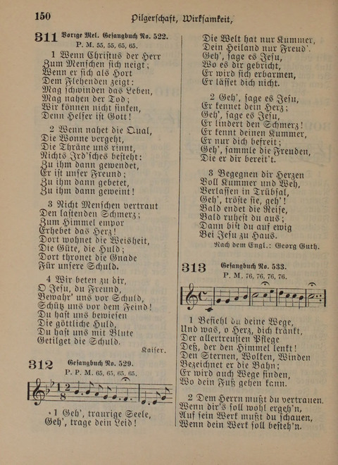 Der Neue Kleine Psalter: Zionslieder für den Gebrauch in Erbauungsstunden und Lagerversammlungen page 150