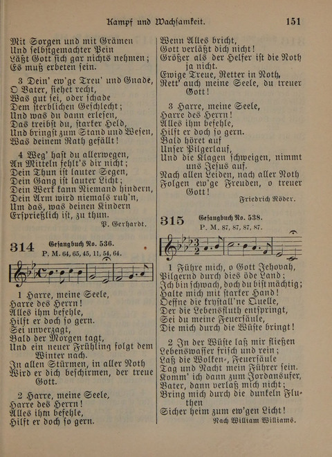 Der Neue Kleine Psalter: Zionslieder für den Gebrauch in Erbauungsstunden und Lagerversammlungen page 151