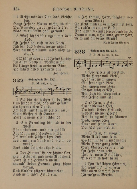 Der Neue Kleine Psalter: Zionslieder für den Gebrauch in Erbauungsstunden und Lagerversammlungen page 154