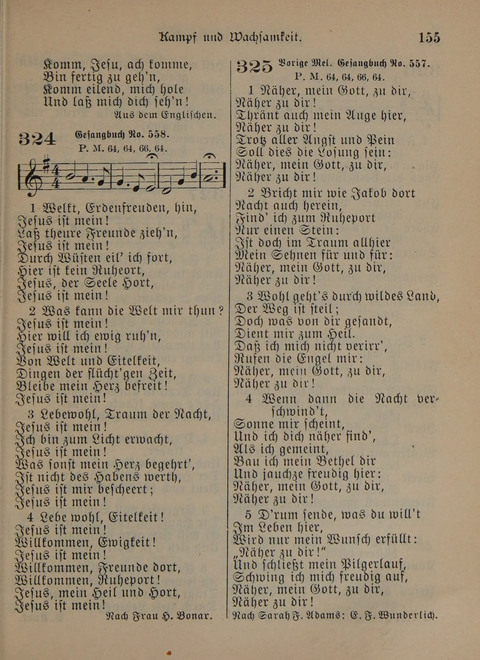 Der Neue Kleine Psalter: Zionslieder für den Gebrauch in Erbauungsstunden und Lagerversammlungen page 155