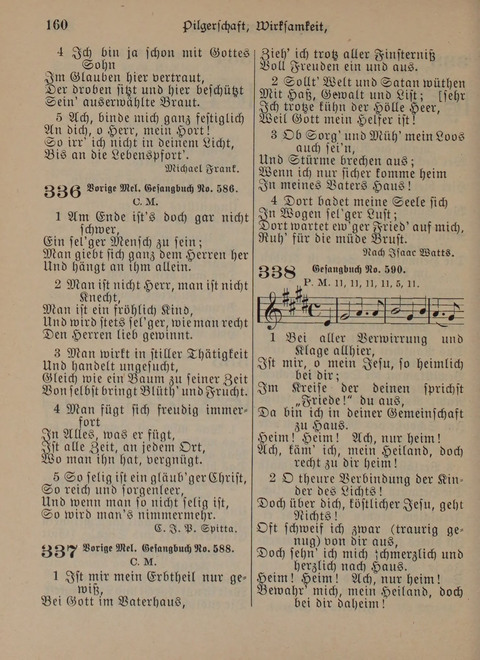 Der Neue Kleine Psalter: Zionslieder für den Gebrauch in Erbauungsstunden und Lagerversammlungen page 160