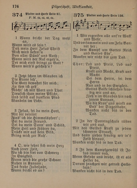 Der Neue Kleine Psalter: Zionslieder für den Gebrauch in Erbauungsstunden und Lagerversammlungen page 176