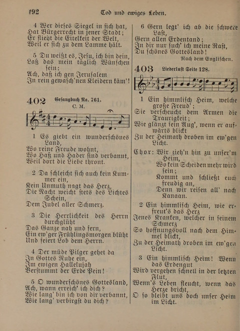 Der Neue Kleine Psalter: Zionslieder für den Gebrauch in Erbauungsstunden und Lagerversammlungen page 192