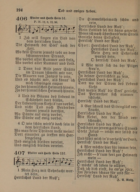 Der Neue Kleine Psalter: Zionslieder für den Gebrauch in Erbauungsstunden und Lagerversammlungen page 194