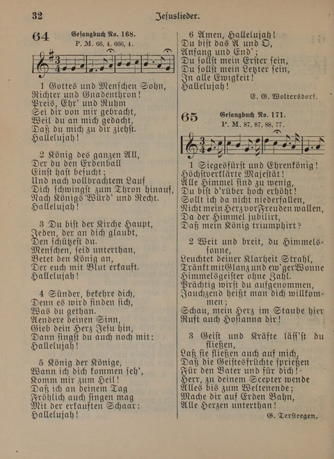 Der Neue Kleine Psalter: Zionslieder für den Gebrauch in Erbauungsstunden und Lagerversammlungen page 32