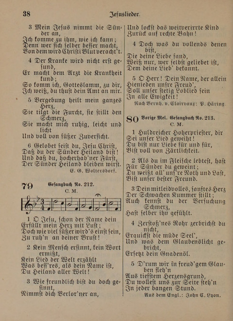 Der Neue Kleine Psalter: Zionslieder für den Gebrauch in Erbauungsstunden und Lagerversammlungen page 38