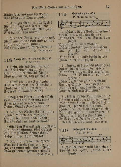 Der Neue Kleine Psalter: Zionslieder für den Gebrauch in Erbauungsstunden und Lagerversammlungen page 57