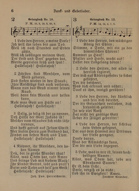 Der Neue Kleine Psalter: Zionslieder für den Gebrauch in Erbauungsstunden und Lagerversammlungen page 6