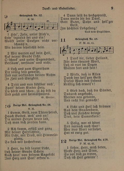 Der Neue Kleine Psalter: Zionslieder für den Gebrauch in Erbauungsstunden und Lagerversammlungen page 9