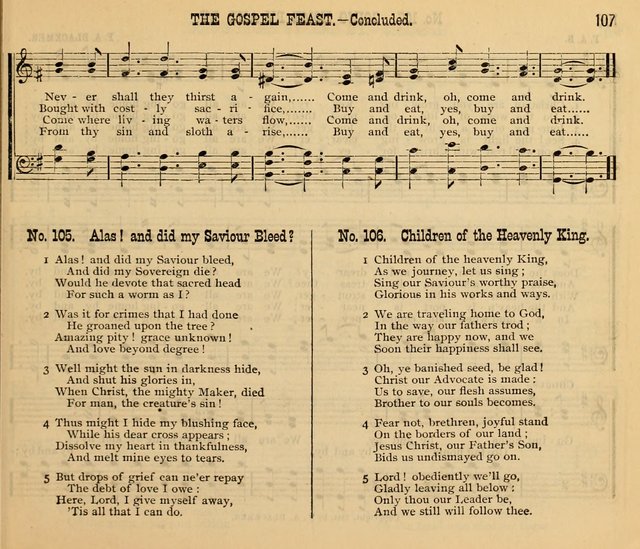 New Life No. 2: songs and tunes for Sunday schools, prayer meetings, and revival occasions page 107