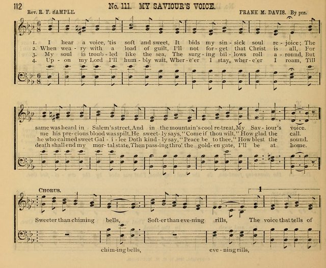 New Life No. 2: songs and tunes for Sunday schools, prayer meetings, and revival occasions page 112