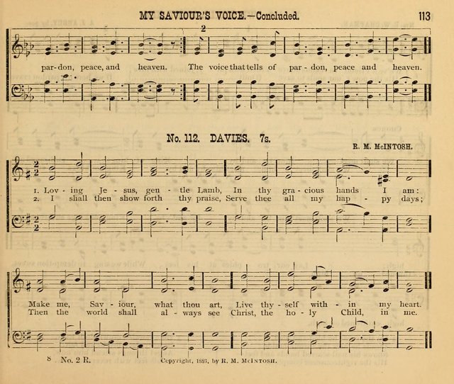 New Life No. 2: songs and tunes for Sunday schools, prayer meetings, and revival occasions page 113