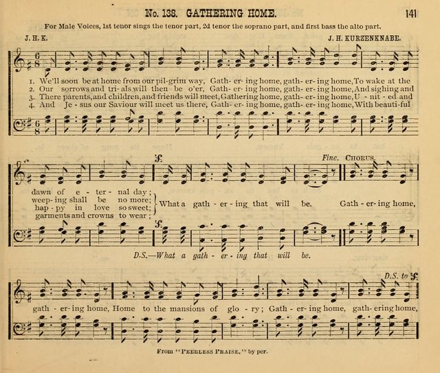 New Life No. 2: songs and tunes for Sunday schools, prayer meetings, and revival occasions page 141