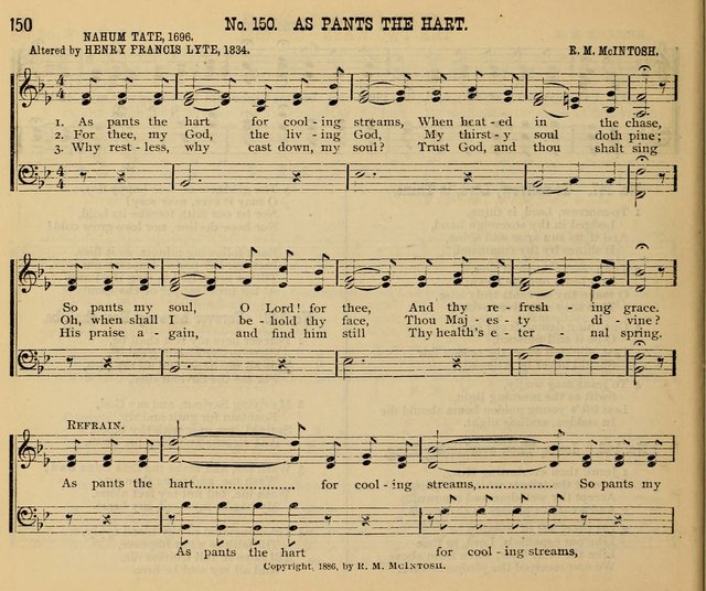 New Life No. 2: songs and tunes for Sunday schools, prayer meetings, and revival occasions page 150