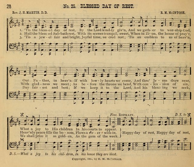 New Life No. 2: songs and tunes for Sunday schools, prayer meetings, and revival occasions page 28