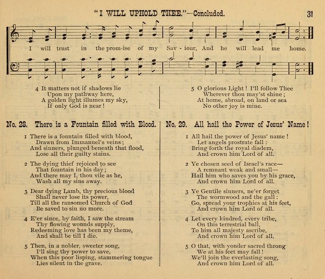 New Life No. 2: songs and tunes for Sunday schools, prayer meetings, and revival occasions page 31