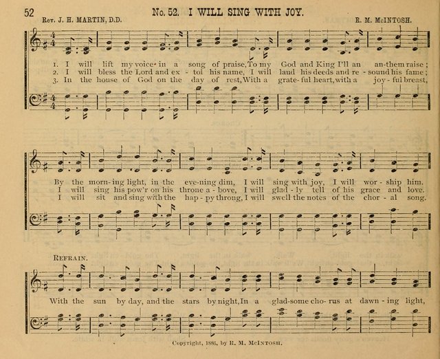 New Life No. 2: songs and tunes for Sunday schools, prayer meetings, and revival occasions page 52