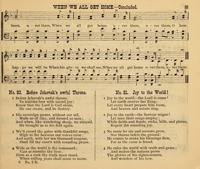 New Life No. 2: songs and tunes for Sunday schools, prayer meetings, and revival occasions page 81