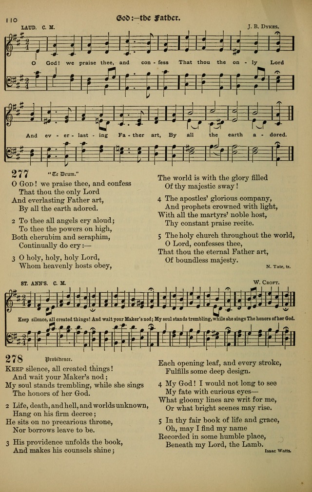 The New Laudes Domini: a selection of spiritual songs, ancient and modern for use in Baptist churches page 110