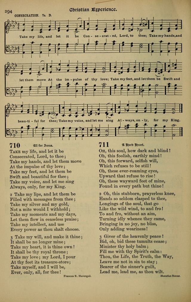 The New Laudes Domini: a selection of spiritual songs, ancient and modern for use in Baptist churches page 294