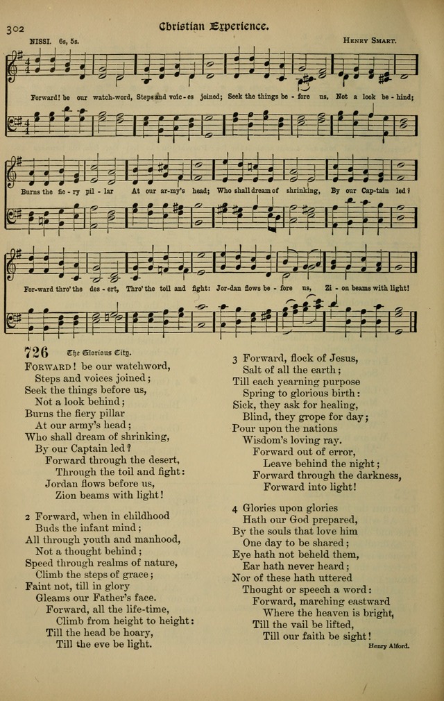 The New Laudes Domini: a selection of spiritual songs, ancient and modern for use in Baptist churches page 302