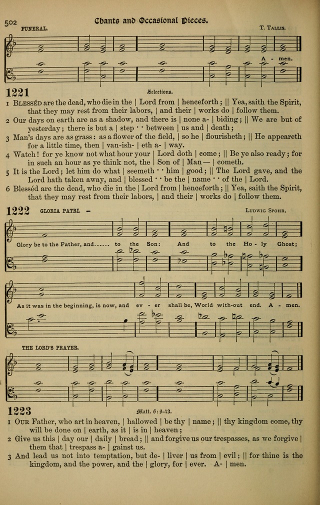 The New Laudes Domini: a selection of spiritual songs, ancient and modern for use in Baptist churches page 502