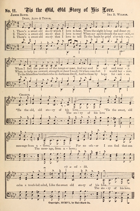 The New Life Hymnal page 11