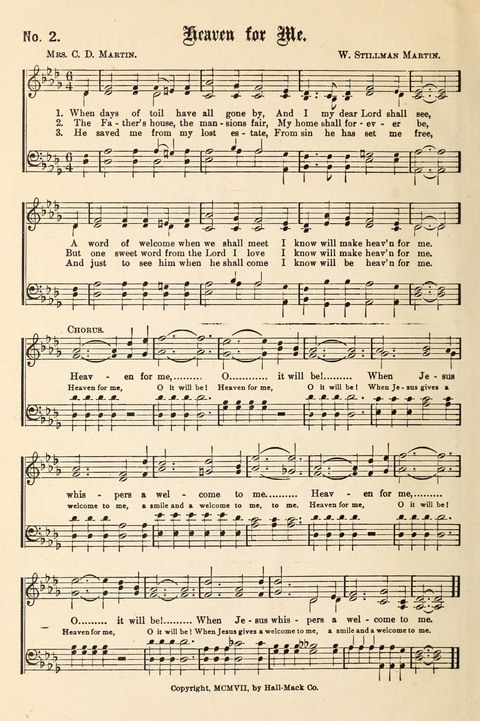 The New Life Hymnal page 2