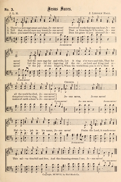 The New Life Hymnal page 3