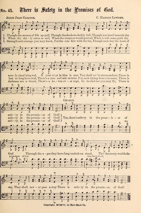 The New Life Hymnal page 45