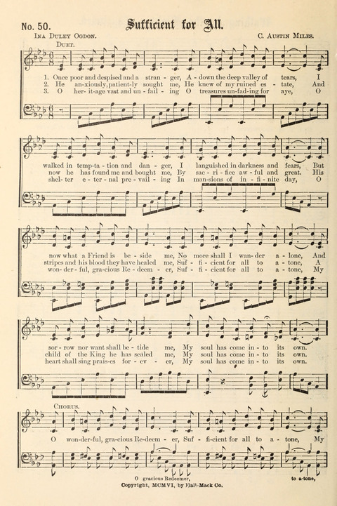 The New Life Hymnal page 50