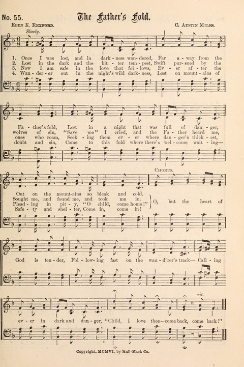 The New Life Hymnal page 55