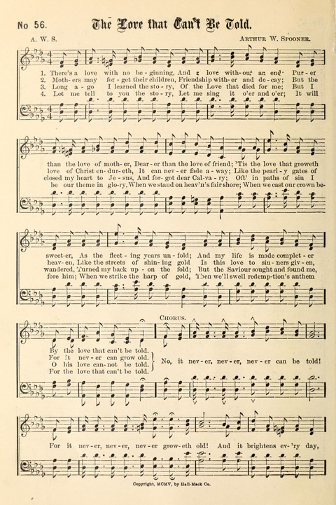 The New Life Hymnal page 56