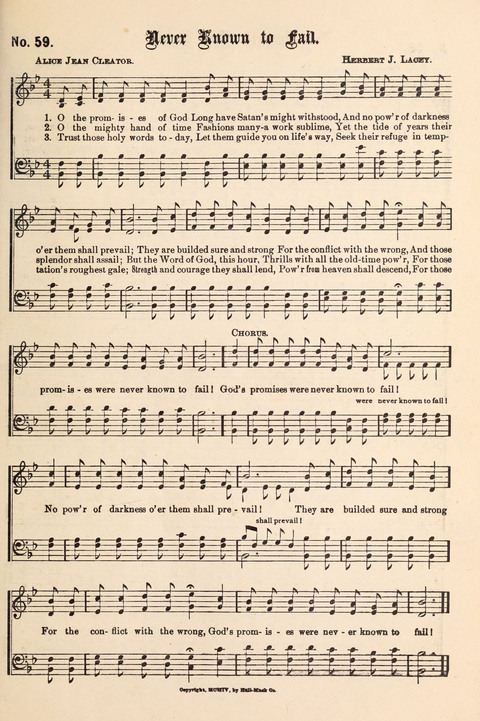 The New Life Hymnal page 59