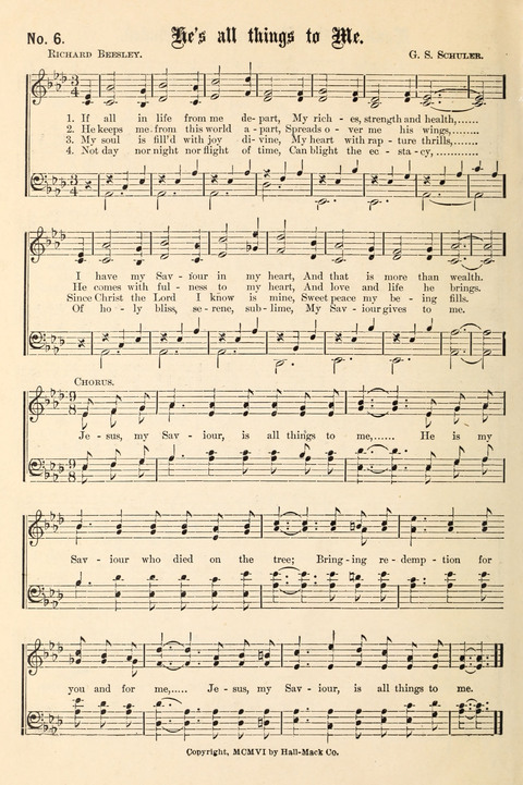 The New Life Hymnal page 6