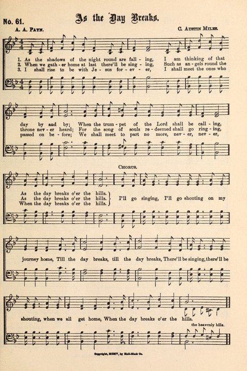 The New Life Hymnal page 61