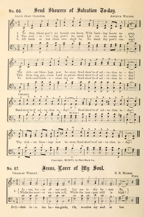 The New Life Hymnal page 66