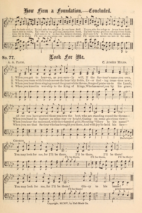 The New Life Hymnal page 73